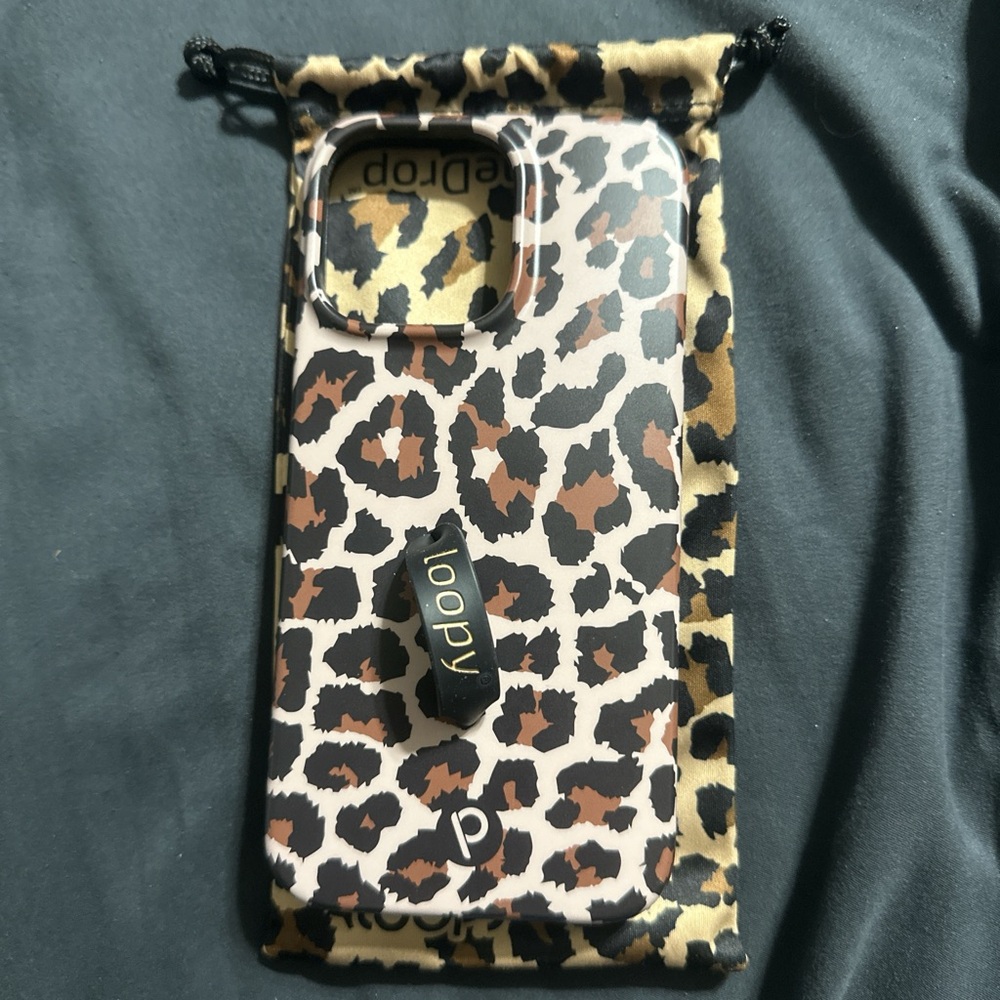 iPhone 14 Pro Max OG leopard loopy case!